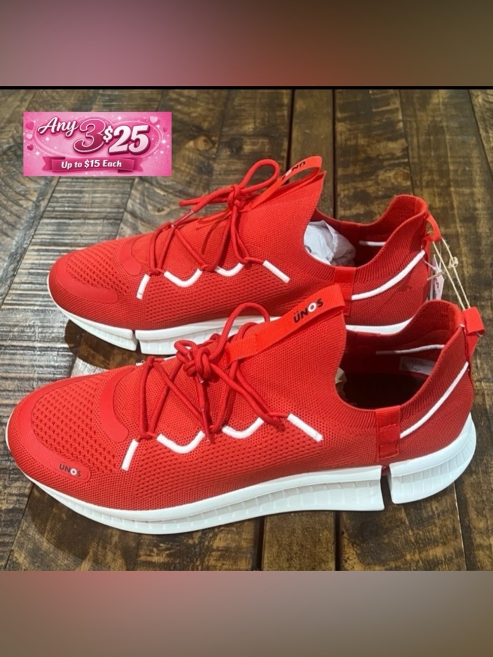 Target UNOS Red Knit unisex
Sneakers comfort